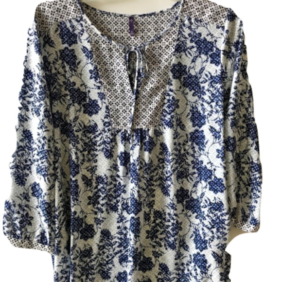 NYDJ Tops - NYJD Peasant XL Blouse